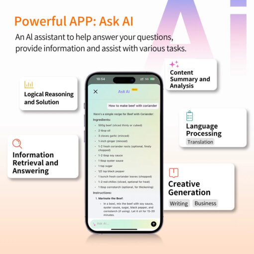 Cross-border Magnetic Recording Device ChatGPT Voice-to-Text Translation Meeting Summary Artificial Intelligence Voice Recorder - Image 2