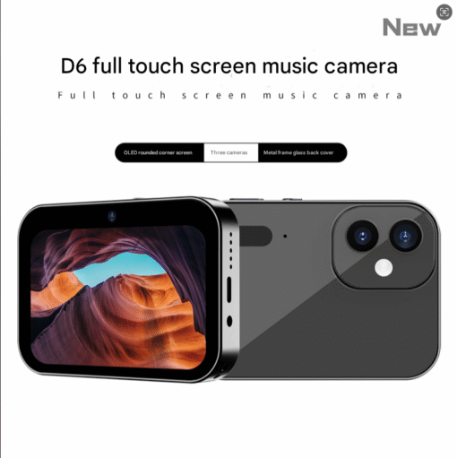 HD 4K/64MP Triple Lens Autofocus Digital Camera Kit 3.0 Touch Screen 16X Zoom CMOS/CCD Flash Live Broadcast 3600mAh Battery - Image 8