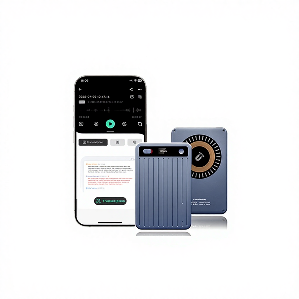 077dceac8b9f16d9bd6374edcf58944f9ad1953bc6a4a499f531ec3c62330c61 Cross-border Magnetic Recording Device ChatGPT Voice-to-Text Translation Meeting Summary Artificial Intelligence Voice Recorder - Image 1