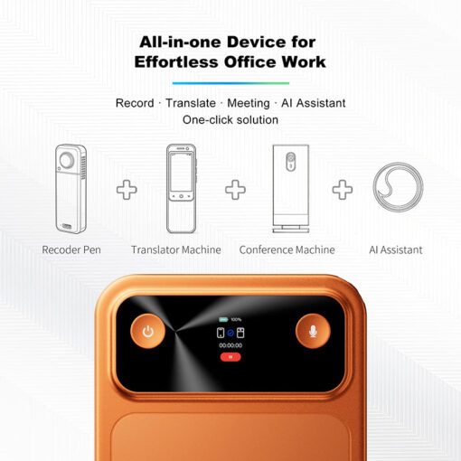 2026 New AI Voice Recorder Mini Portable Digital Recorder Voice to Text Translation Meeting Note Taker 16GB Storage - Image 9