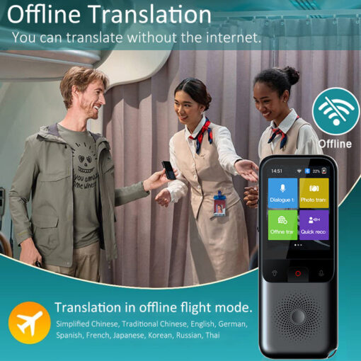 Global Ai Portable Two Way Instant Speech Electronic Pocket Translation Devices Real-time Automatic Smart Voice Translator - Image 5