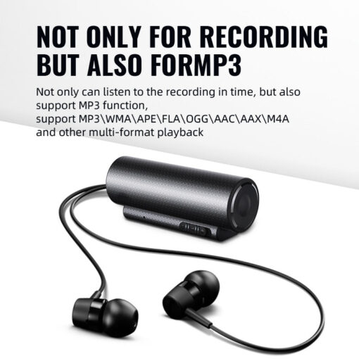 Professional AI Intelligent Recording Digital Voice Recorder High-Definition Wav Audio Format Noise Reduction - Image 4