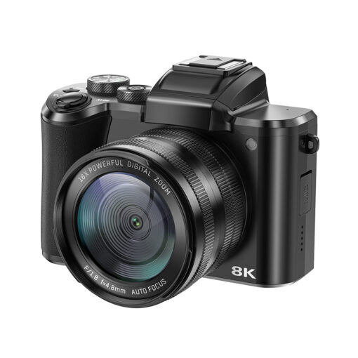 Professional Dual-Camera 8K/4K Digital Camera Wifi Image Transmission Hot Shoe External Connection for Travel Photography Video - Image 2