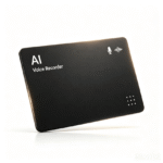 Thin Pocket Card AI Voice Recorder Noise Reduction Digital Recorder Supports AI Transcription & Meeting Summary