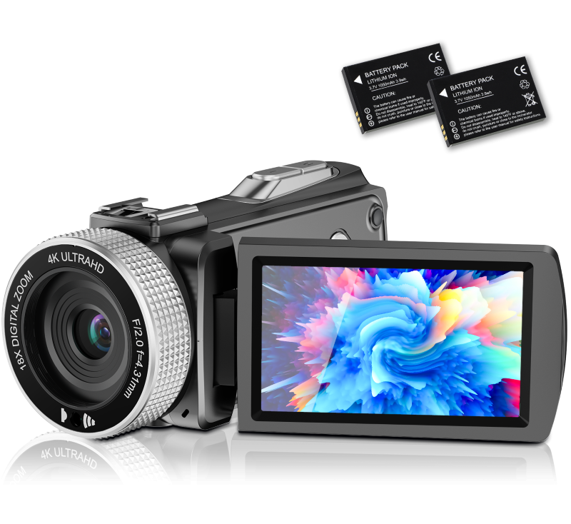 1b45119e534b3d2eb8022378d77bd9dbeb3065bf9735054352ada2a5a54bbca3 Cheap UHD 4K 18X Digital Zoom 12MP CMOS Sensor Professional Travel Camcorder with MicroSD Support for 360 Degree Photography - Image 1