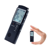 M7 Metal Noise-cancelling Voice Recorder Dictaphone 96 Hours Recording for 5.3 64GB Storage 1.2 Screen E-Book