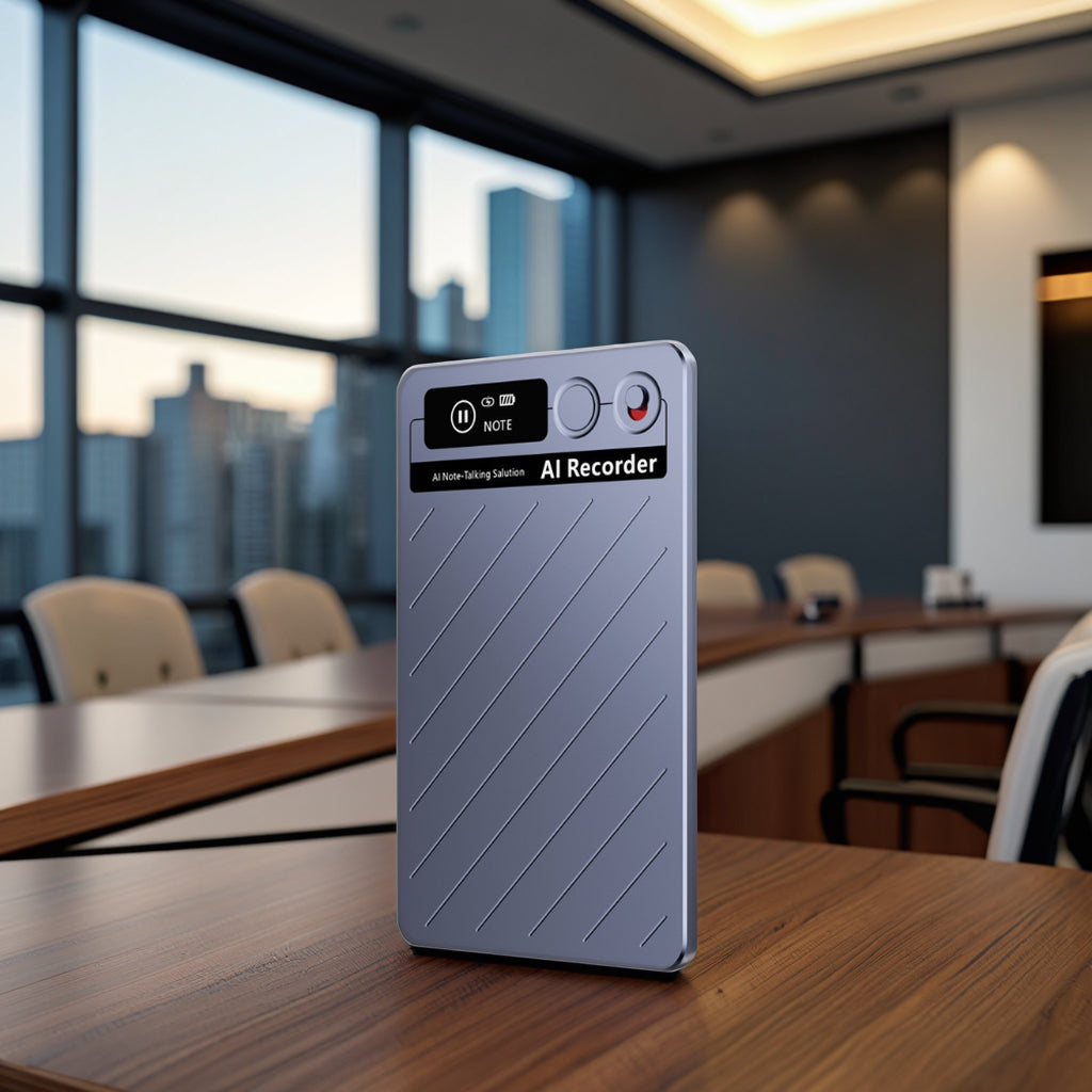 311cc13c2fc7b57e650142a951be2b0a9c3f2a85bc3ff2815c797f21ff8a913f Digital Voice Recorders Voice Recorder Small Portable Office Wireless Large Capacity Voice-to-Text AI MP3/WAV Timed 64H USB 3.0 - Image 1