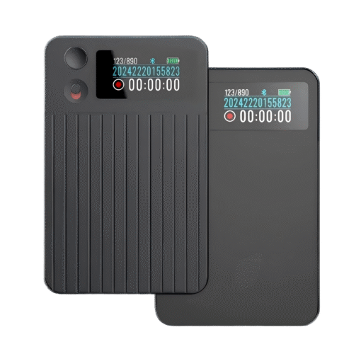 AI Voice Recorder 256GB Smart Audio Dictaphone App Control Real Time Transcription 100 Languages for Meetings Lectures - Image 7