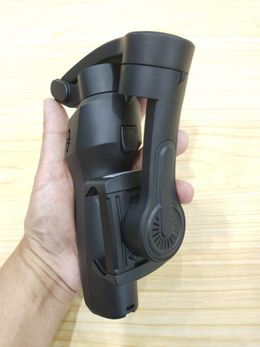 3- Smartphone Gimbal Stabilizer AI Face Tracking No App Needed with Selfie Fill Light Auto Balance Inception FPV Foldable - Image 3