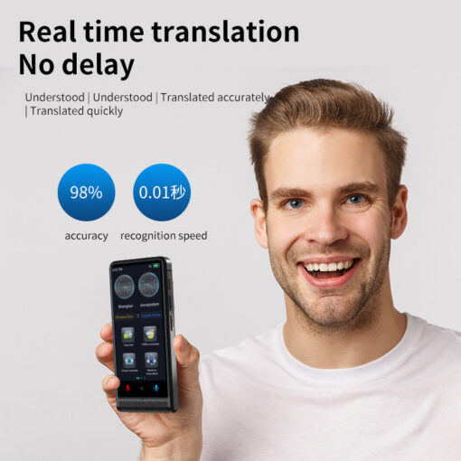 AI Chatgpt Deepseek 21 Offline 138-language Mini Portable IPS Color Display Translator Device with Voice Real-time - Image 7
