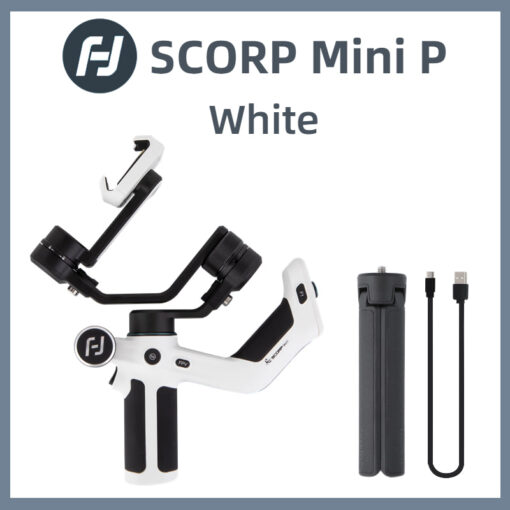 FeiyuTech Scorp Mini-P Kit 3-Axis Smartphone Gimbal AI Tracker Fill Light Dashboard for iPhone 16 Pro Max Android Stabilizer - Image 2