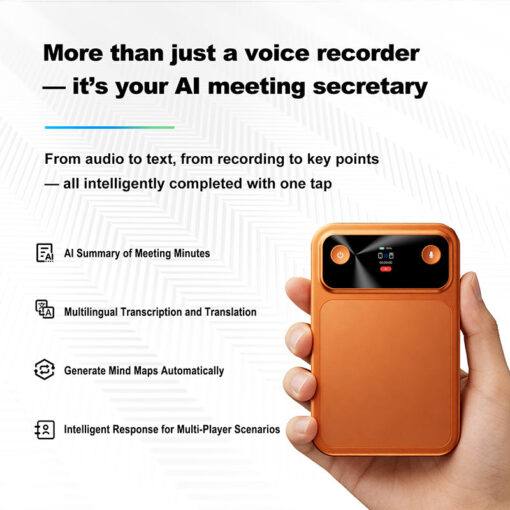 2026 New AI Voice Recorder Mini Portable Digital Recorder Voice to Text Translation Meeting Note Taker 16GB Storage - Image 7