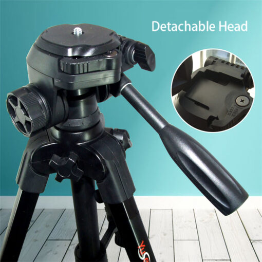 Professional 4 Section Aluminum Alloy Video Camera Tripods Kit Video Studio Shooting Camera Tripod  rotating tripod 360 - Image 7