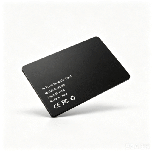 Thin Pocket Card AI Voice Recorder Noise Reduction Digital Recorder Supports AI Transcription & Meeting Summary - Image 2