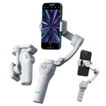 Gimbal Stabilizer 360 Rotation Mobile Phone Stabilizer Portable 3-Axis Cell Phone Gimbal for Android iPhone 16 15 Pro Max