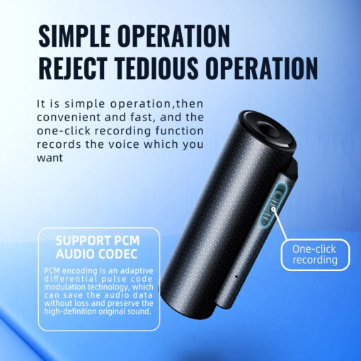 Professional AI Intelligent Recording Digital Voice Recorder High-Definition Wav Audio Format Noise Reduction - Image 6