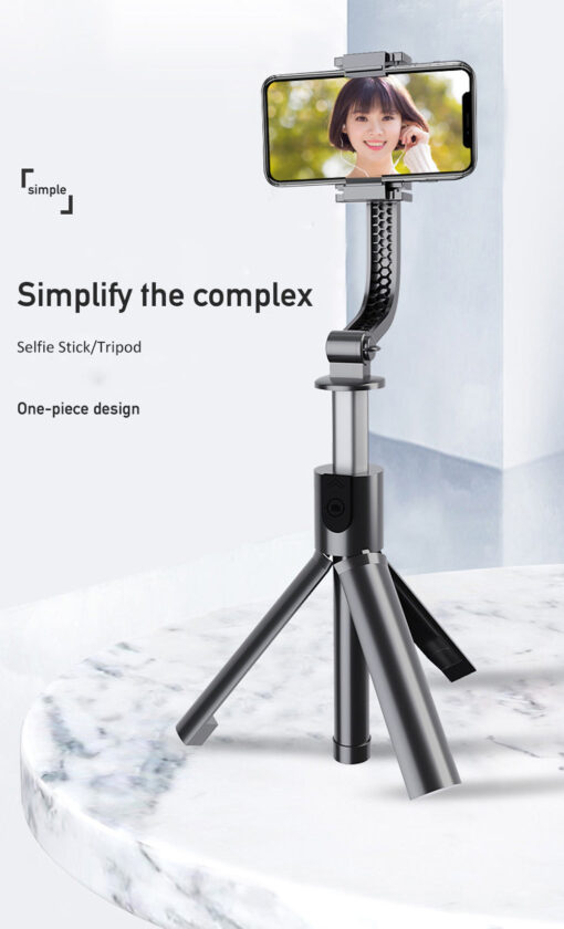 Single Axis Wireless Handheld Gimbal H5 Stabilizer Anti-Shake Tripod Bracket Smartphone Camera Action Handheld Gimbal Stabilizer - Image 3