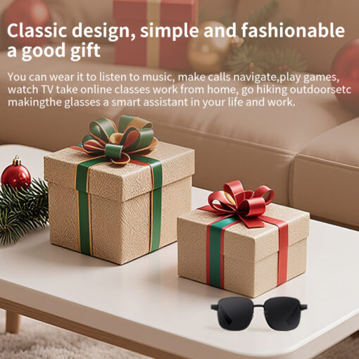 Smart Sunglasses Photo Video Recording Antil-Blue Intelligent Eye Glasses AI Translator Audio WIFI Smart Glasses with Camera - Image 7