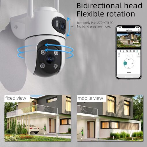 2025 New Wireless Network Home Camera AI Auto Rotate Tracking Security Smart Digital Ip Camera - Image 6