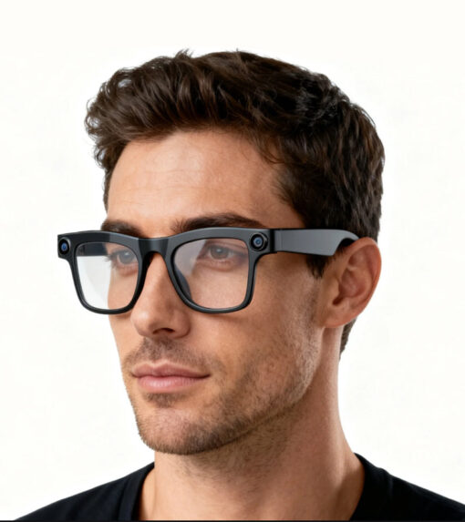 Long Battery Life High-tech Smart Glasses with 2Million Pixel Camera AI Control Translator Recording Conversation Eye Glass - Image 4