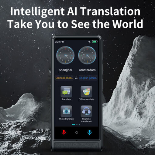 AI Chatgpt Deepseek 21 Offline 138-language Mini Portable IPS Color Display Translator Device with Voice Real-time - Image 4