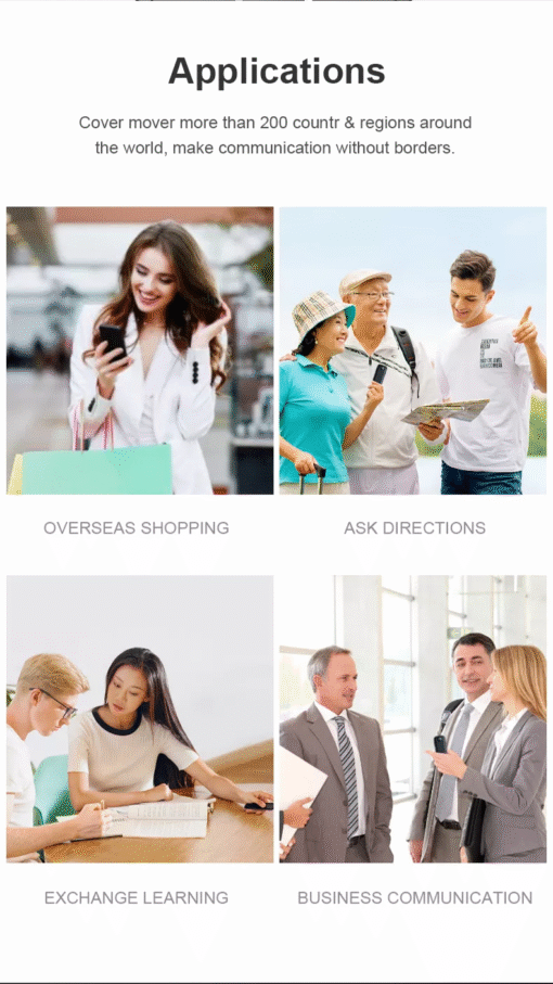 Global Instant Voice Translator Device Simultaneou Interpretation Arabic Dutch Language Translator Device Offline Two Way Online - Image 7