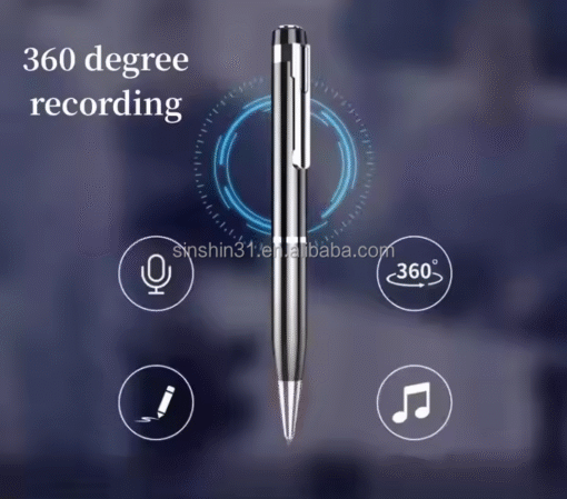 128GB Portable Digital Mini Audio Voice Recorder Pen - Image 3