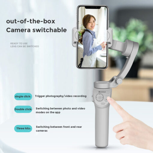 Intelligent AI Gimbal Handheld Three-Axis Anti-Shake Stabilizer with Face Recognition for Mobile Phones - Image 9