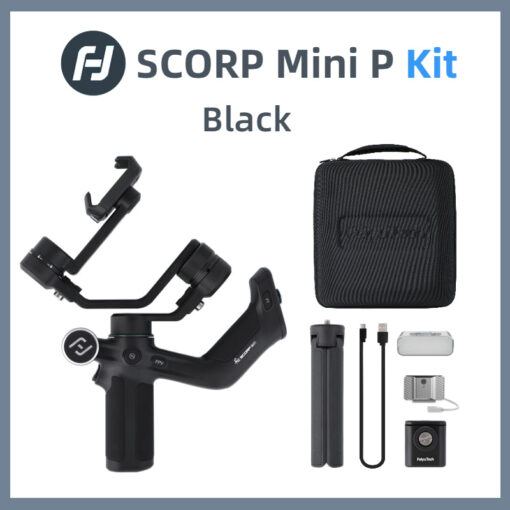 FeiyuTech Scorp Mini-P Kit 3-Axis Smartphone Gimbal AI Tracker Fill Light Dashboard for iPhone 16 Pro Max Android Stabilizer - Image 5