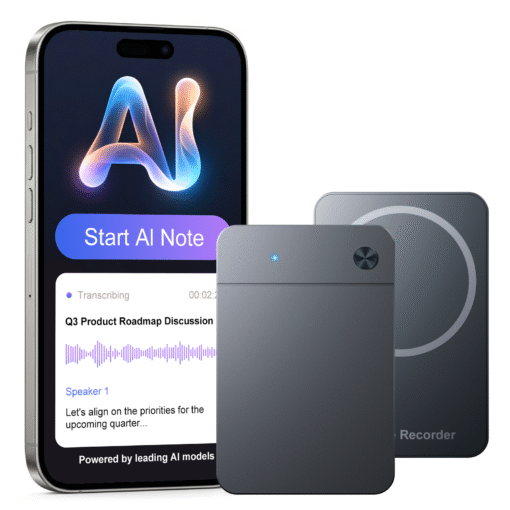 AI Voice Recorder for Transcription Conference AI Voice Assistant Device for Summary Mind Map Meeting AI Note Taker With Magsafe - Image 6