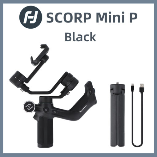 FeiyuTech Scorp Mini-P Kit 3-Axis Smartphone Gimbal AI Tracker Fill Light Dashboard for iPhone 16 Pro Max Android Stabilizer - Image 3