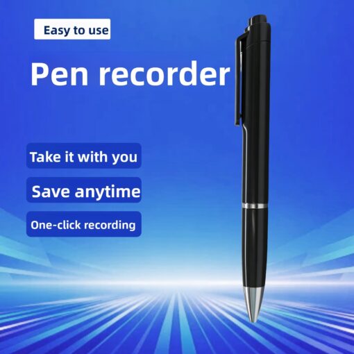 New Portable HD Noise-canceling Voice Recorder Note-taking Function One-key Recording Meetings USB 2.0 WMA Format Compact Easy - Image 4