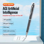 Q90A AI Voice Recorder Pen ChatGPT Smart Real-Time Transcription Translation Mind Map APP Control Portable Dictaphone Type-C ABS
