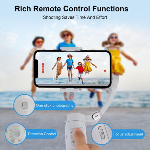 Foldable 3-Axis Smartphone Gimbal M1 Face Tracking Handheld Stabilizer with Tripod for Camera YouTube TikTok Vlog - Image 6