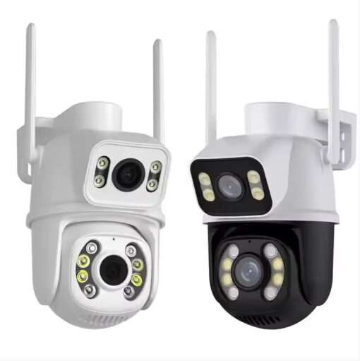 HD Waterproof Dual Lens Outdoor Full HD Smart CCTV Network Security Auto Human Tracking AI Camera - Image 2