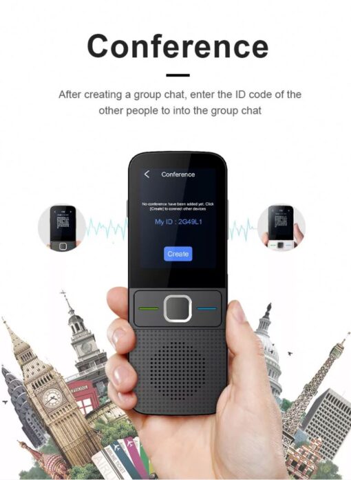2022 Language Translator Devicet 127 Languages AI Voice Translator 3.0 Inch Touchscreen Shenzhen Intelligent Voice Translator - Image 5