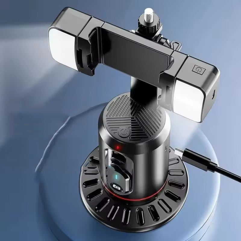 c3bf3c56c17d0ce39b83fad6bcbdbd27bc8263b4599f3a87cd09ce38a78abdf4 360° Rotating Smartphone Gimbal Stabilizer with Face Tracking & Remote Shooter - Auto Selfie Stick for Live Streaming/Vlogging - Image 1