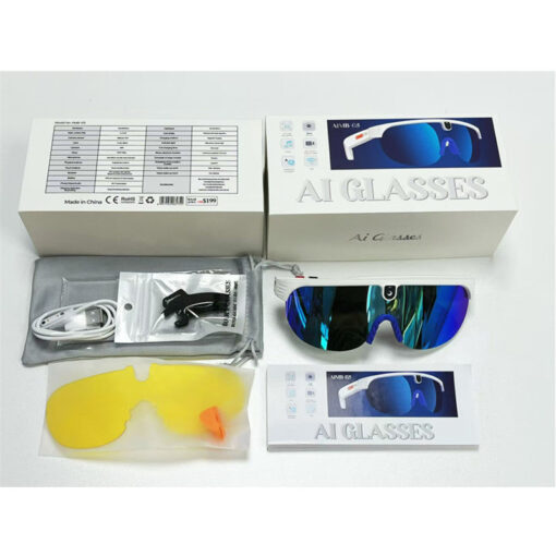 G5 AI Intelligent Glasses Anti Shake Recording Voice Call Noise Reduction Ai Translation Recognition Smart Glasses With Camera - Image 3