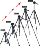 Professional 4 Section Aluminum Alloy Video Camera Tripods Kit Video Studio Shooting Camera Tripod  rotating tripod 360