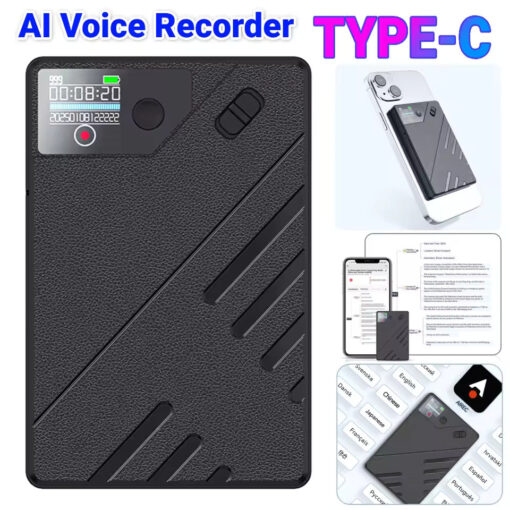 AI Voice Recorder with AI Transcription to Text Voice Recorder Real Time 59 Language Translation Digital Voice Recorder - Image 5