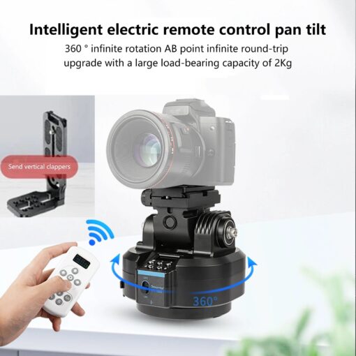 ZIFON YT-1500 360-degree Wireless Tripod Stabilizer with Remote Control Panoramic Head Motorized Rotating for Phone Vlog Live - Image 3