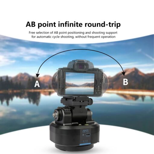 ZIFON YT-1500 360-degree Wireless Tripod Stabilizer with Remote Control Panoramic Head Motorized Rotating for Phone Vlog Live - Image 2