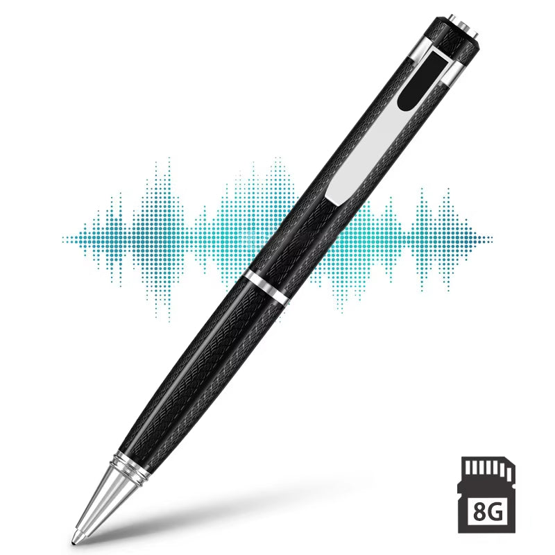 d0f8a38d78aad1ac1e96f6d3115f10707c15c1645cb533bc9bf62a8183783ae4 Manufacturer Pen HD WAV Voice Recording Pen Digital Voice Recorder Metal USB 2.0 10 Hours Portable Business Meeting Student - Image 1