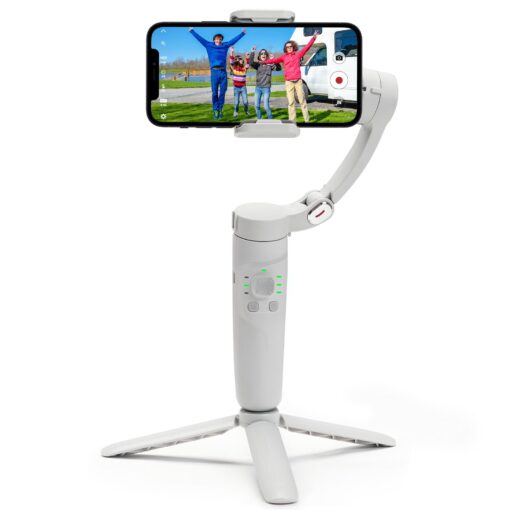 Foldable 3-Axis Smartphone Gimbal M1 Face Tracking Handheld Stabilizer with Tripod for Camera YouTube TikTok Vlog - Image 2
