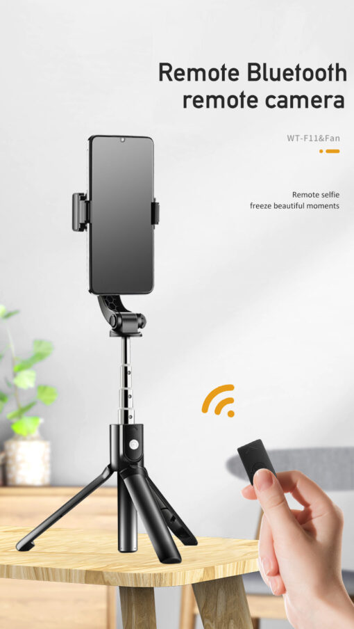 Single Axis Wireless Handheld Gimbal H5 Stabilizer Anti-Shake Tripod Bracket Smartphone Camera Action Handheld Gimbal Stabilizer - Image 7