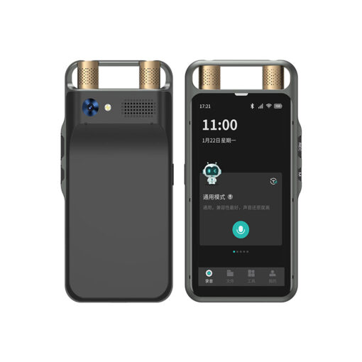 M5 64GB Card Digital Voice Recorder AI Full Touchscreen Audio Recorder Device for Meetings Lectures Text Summary Playback - Image 2