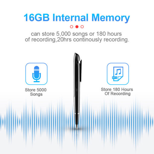 Newest Screen Recording Pen Voice Controlled Recording Portable Recorder E-book Playback Device Body Worn Audio Voice Recorder - Image 3