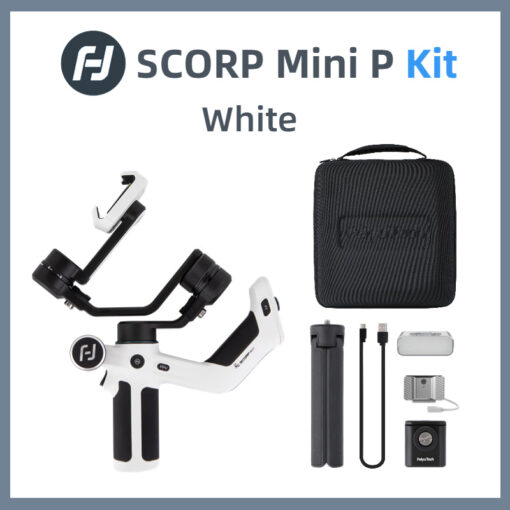 FeiyuTech Scorp Mini-P Kit 3-Axis Smartphone Gimbal AI Tracker Fill Light Dashboard for iPhone 16 Pro Max Android Stabilizer - Image 4