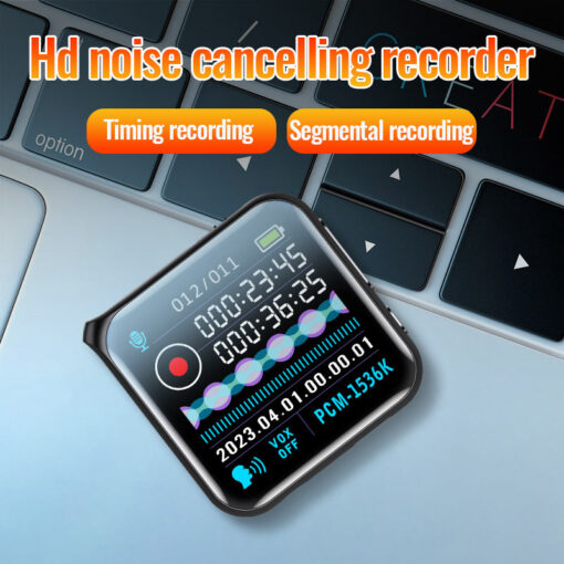 Factory Direct Custom Mini Portable MP4 Player Noise Reduction AI Voice Control FM Radio Digital Voice Recorder For Student - Image 3