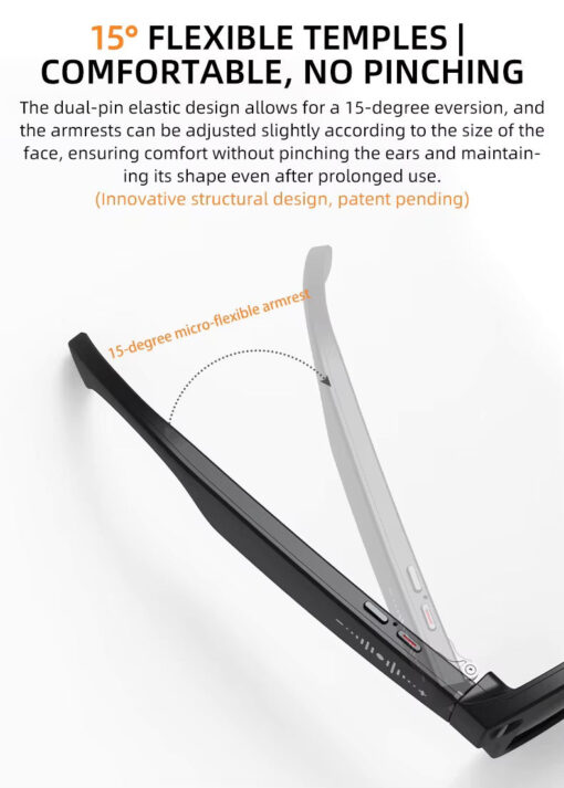 Recording AI Glasses  M02X Pro Max Smart AI Glasses 1300W HD Camera 4G Built-in Storage WIFI Transmission Outdoor - Image 6